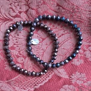 Tocara Set of  2 Beaded Bracelets (J3)